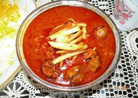 دستور قورمه شیراز